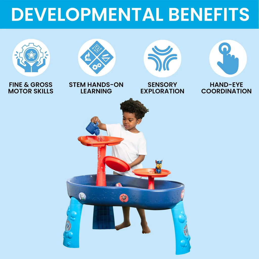 3-Tier Water Table with 11-Piece Toy Set, Blue M16677