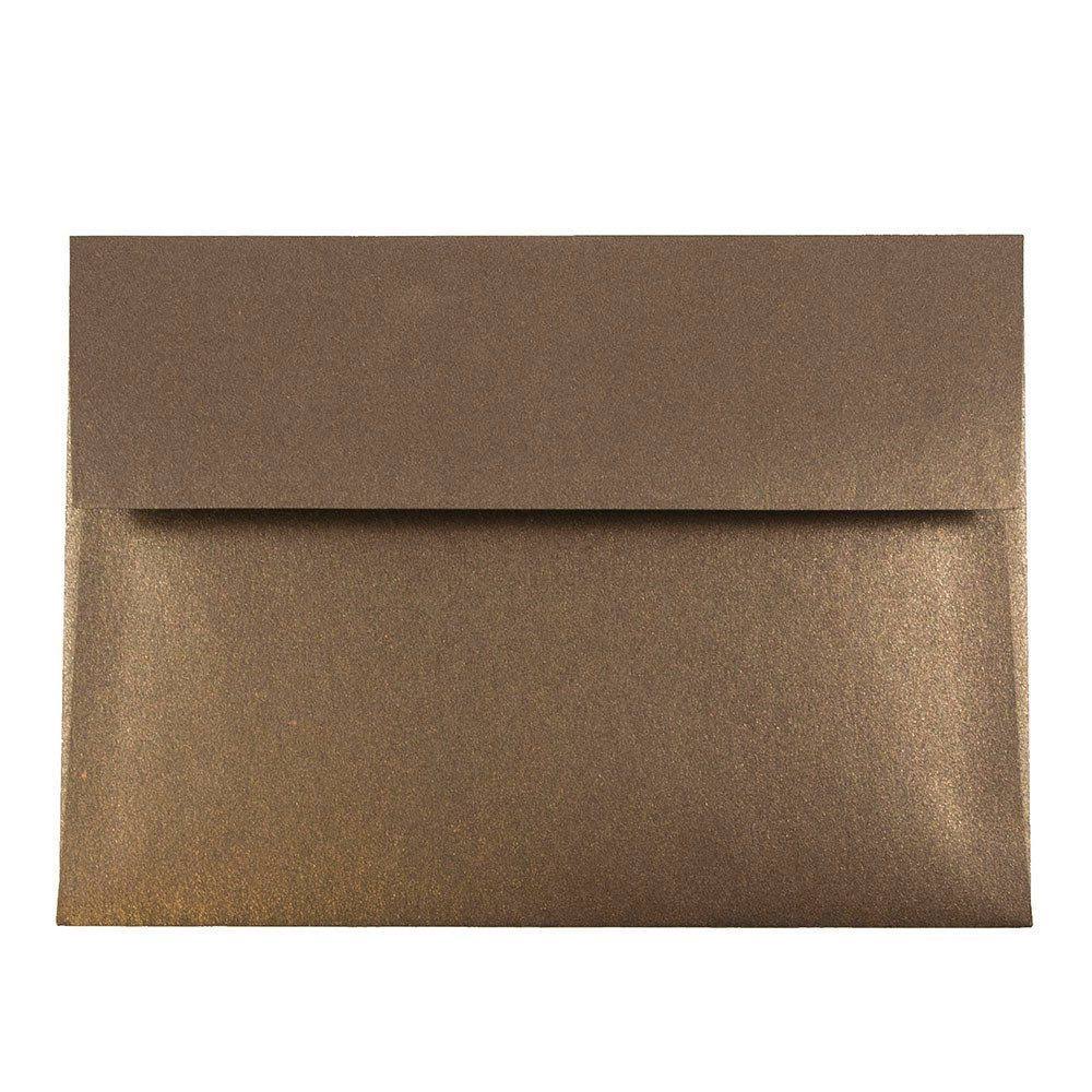 A7 Invitation Envelopes, 5.25 x 7.25, Metallic Bronze, 1000/Carton Z522