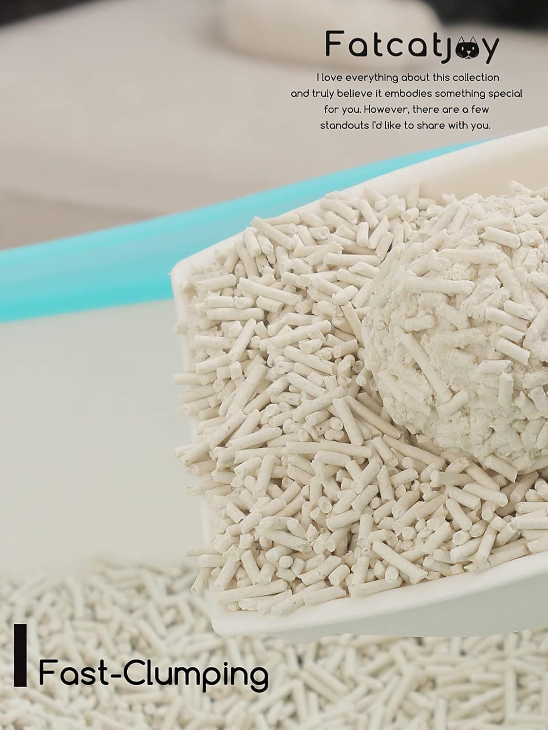 Flushable Clumping Natural Unscented Cat Litter (5.5lb x 3Pack) B757