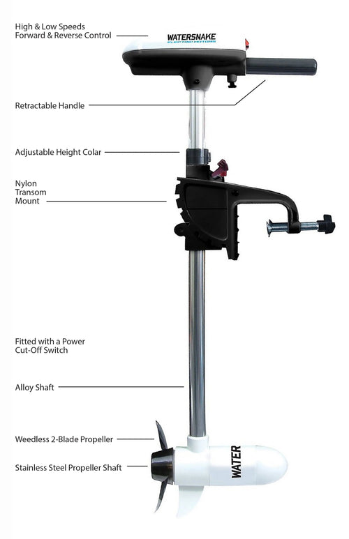 18 lb Fresh or Saltwater Trolling Motor D626
