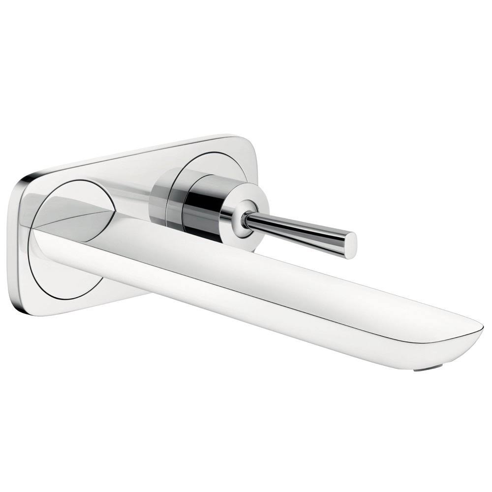 Wall-Mounted Faucet Trim White/Chrome Q2014