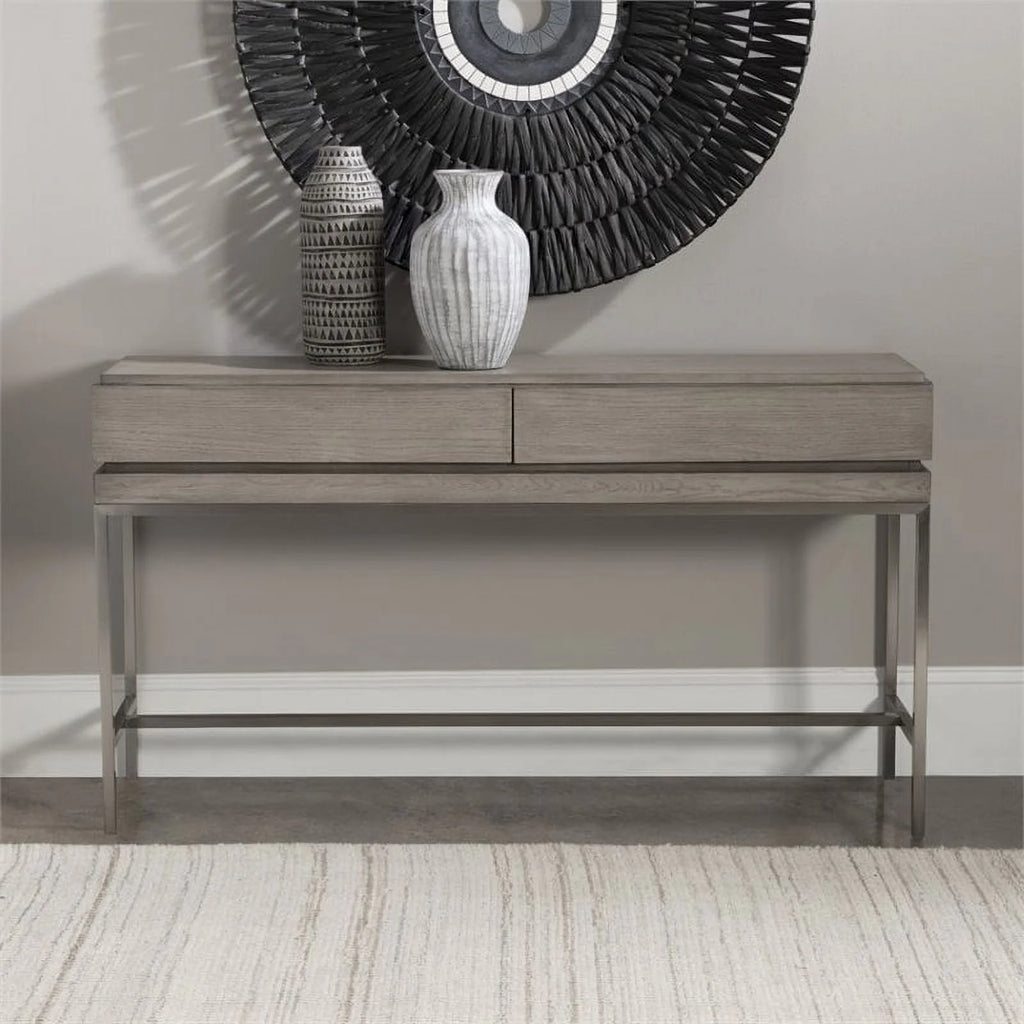 Modern Oak Console Table W979714