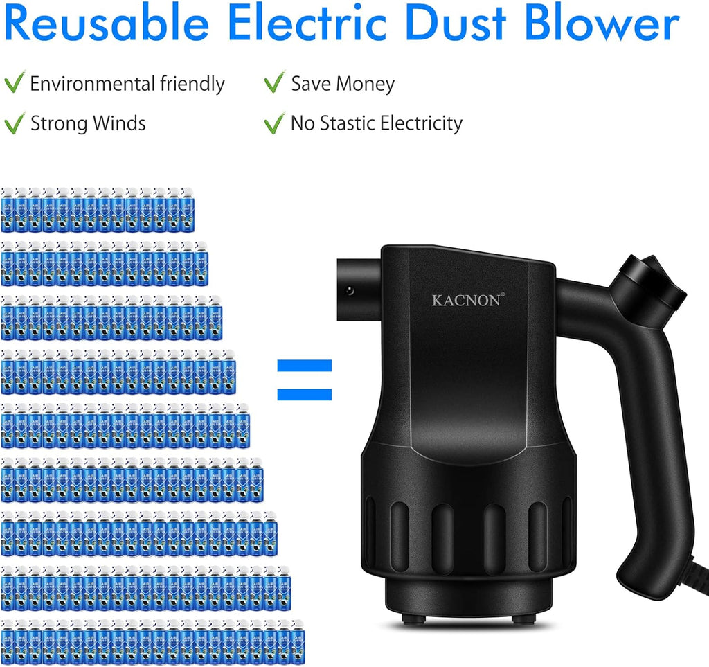 Compressed Air Electric Air Duster for Computer Keyboard Electronics S75418
