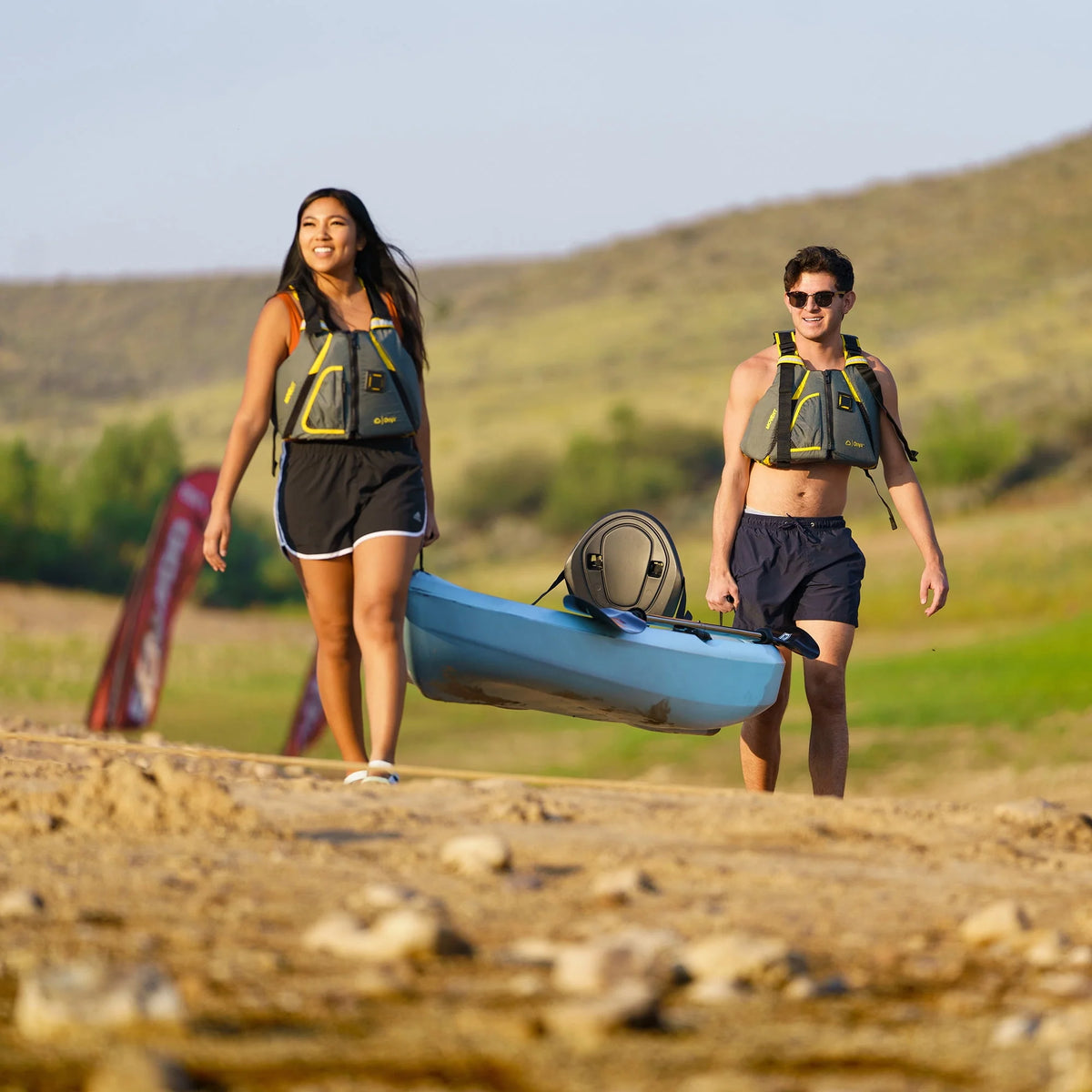 Sit-On-Top Kayak with Paddle K921260