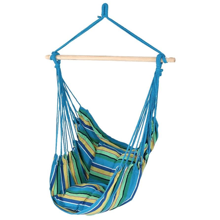 Hanging Hammock Chair Swing and C-Stand Set Q15332