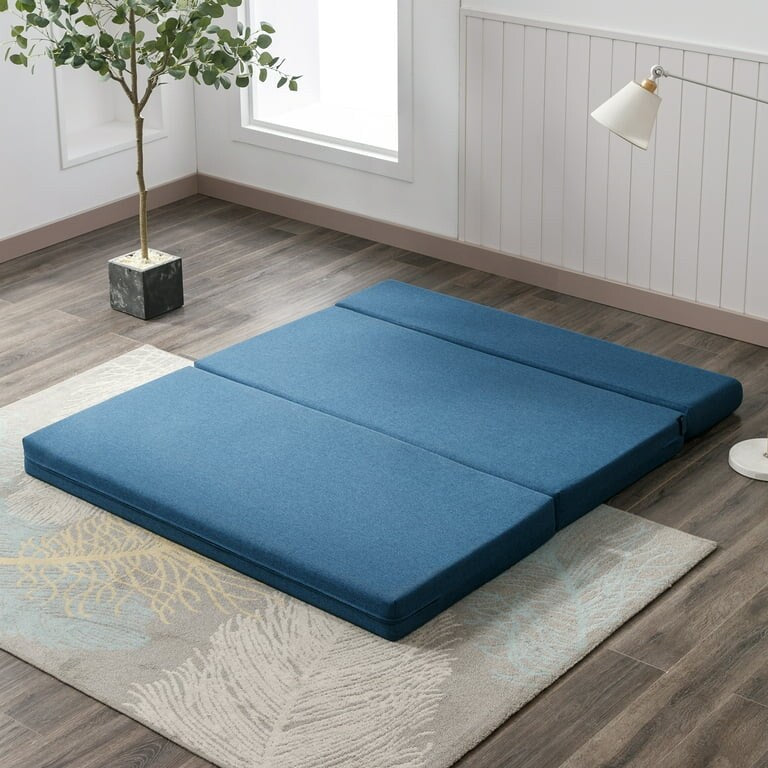 Blue Folding Sofa Bed O637