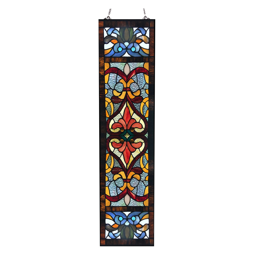 36 in. Stained Glass Window Panel W279