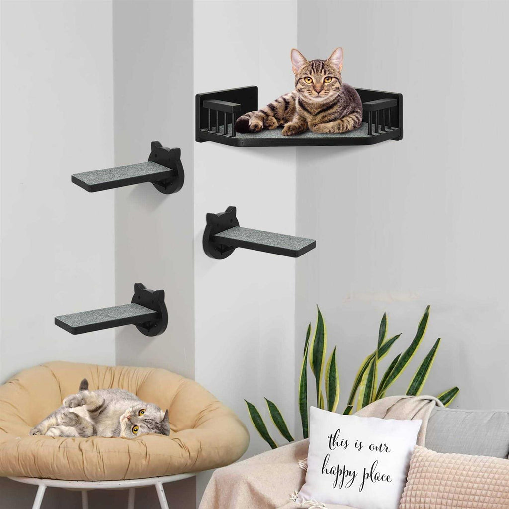 Cat Wall Shelves with 3 Steps C509496