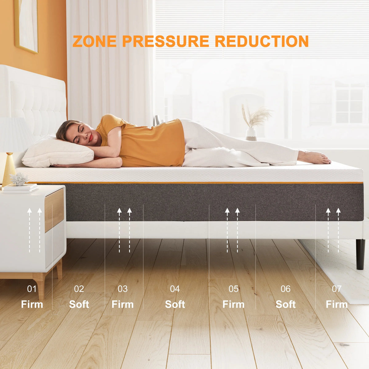 Queen 10 Medium Cool Gel Memory Foam Mattress D18463