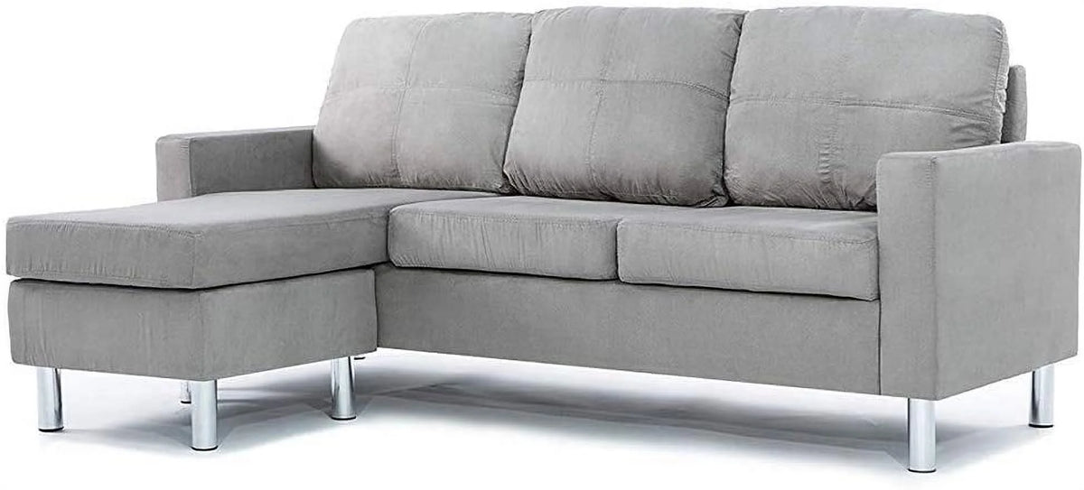 Modern Sectional Sofa Gray B154517
