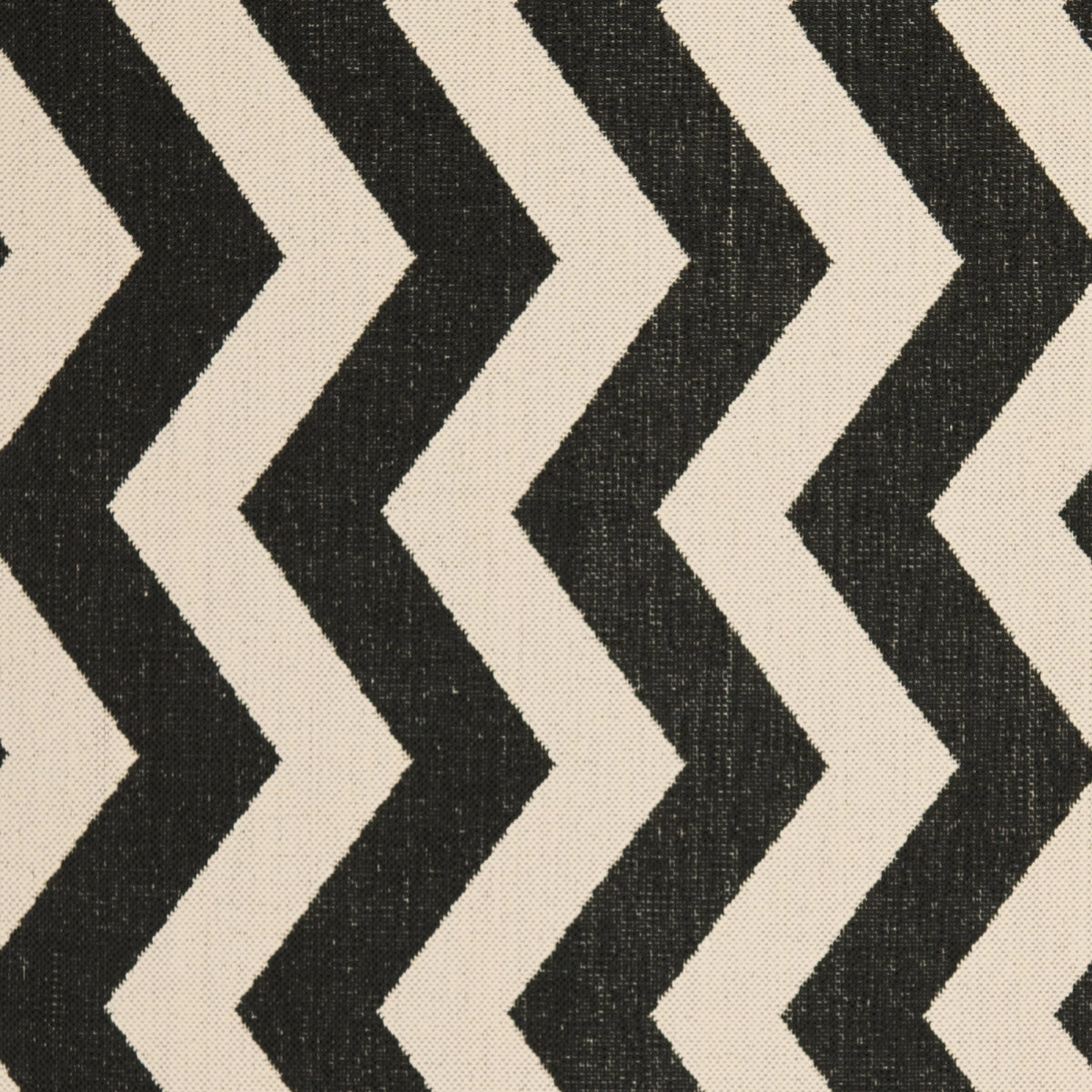 Black Beige Round Indoor/Outdoor Area Rug K3375