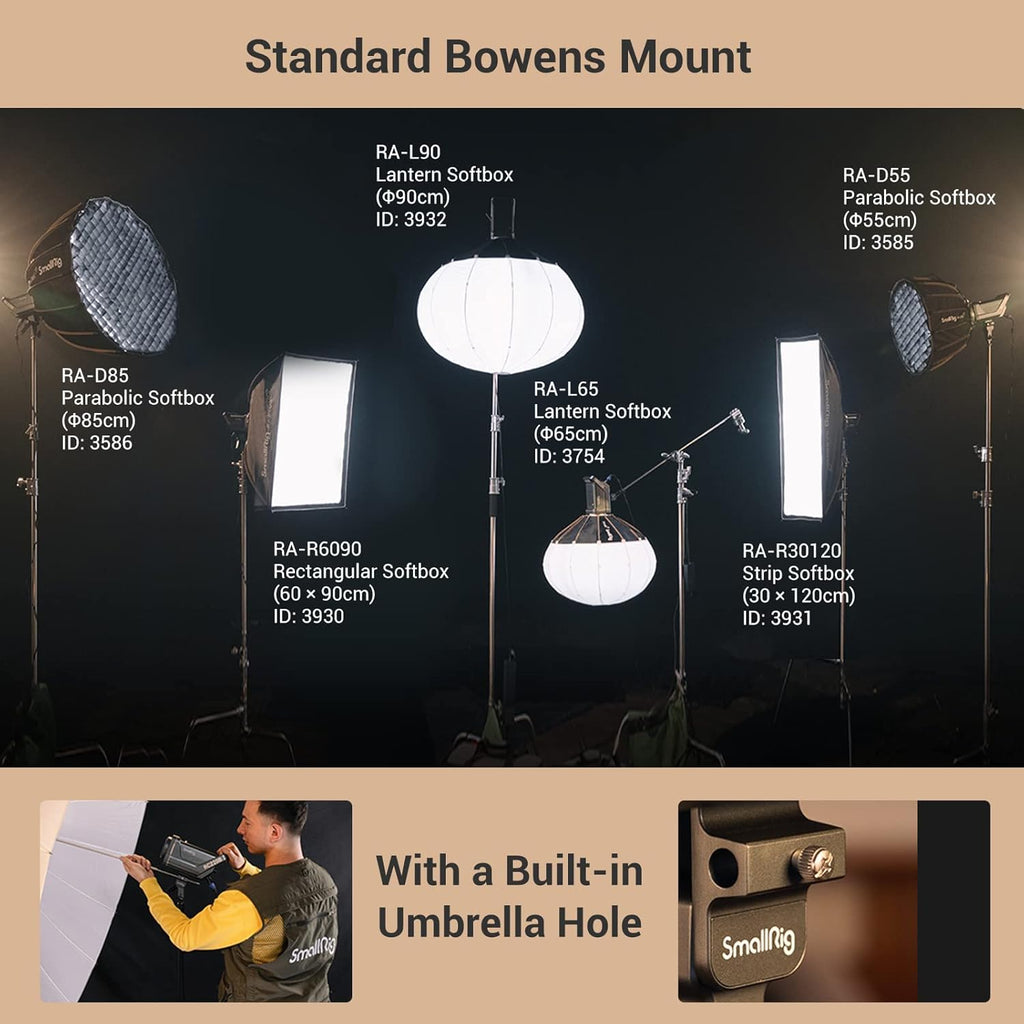 Bi-Color LED Video Light 220W 2700K-6500K with Bowens Mount K3320