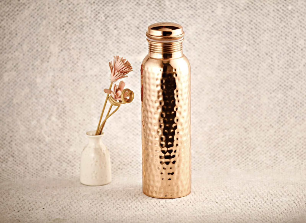 Hammered Copper Water Bottle R46671