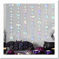 Iridescent Pumpkin Skull Bat Decorations Kit U3718