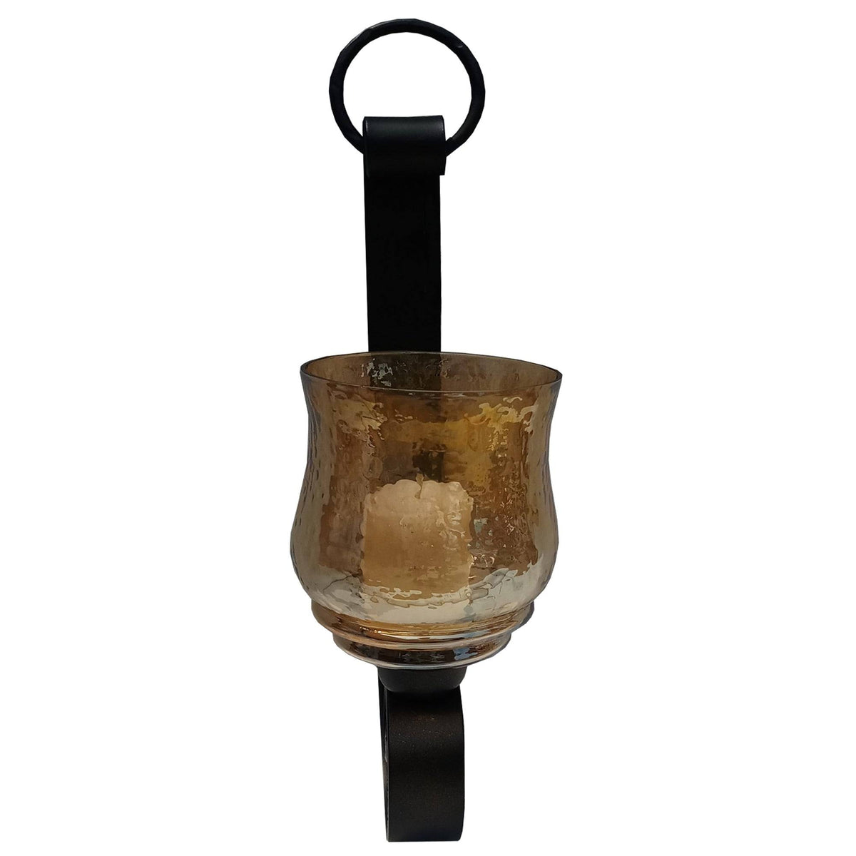 Set of 2 Bronze Wall Mounted Candle Holder Sconce I678
