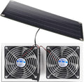 10W Weatherproof Dual Fan Solar Panel Fan Kit R3524
