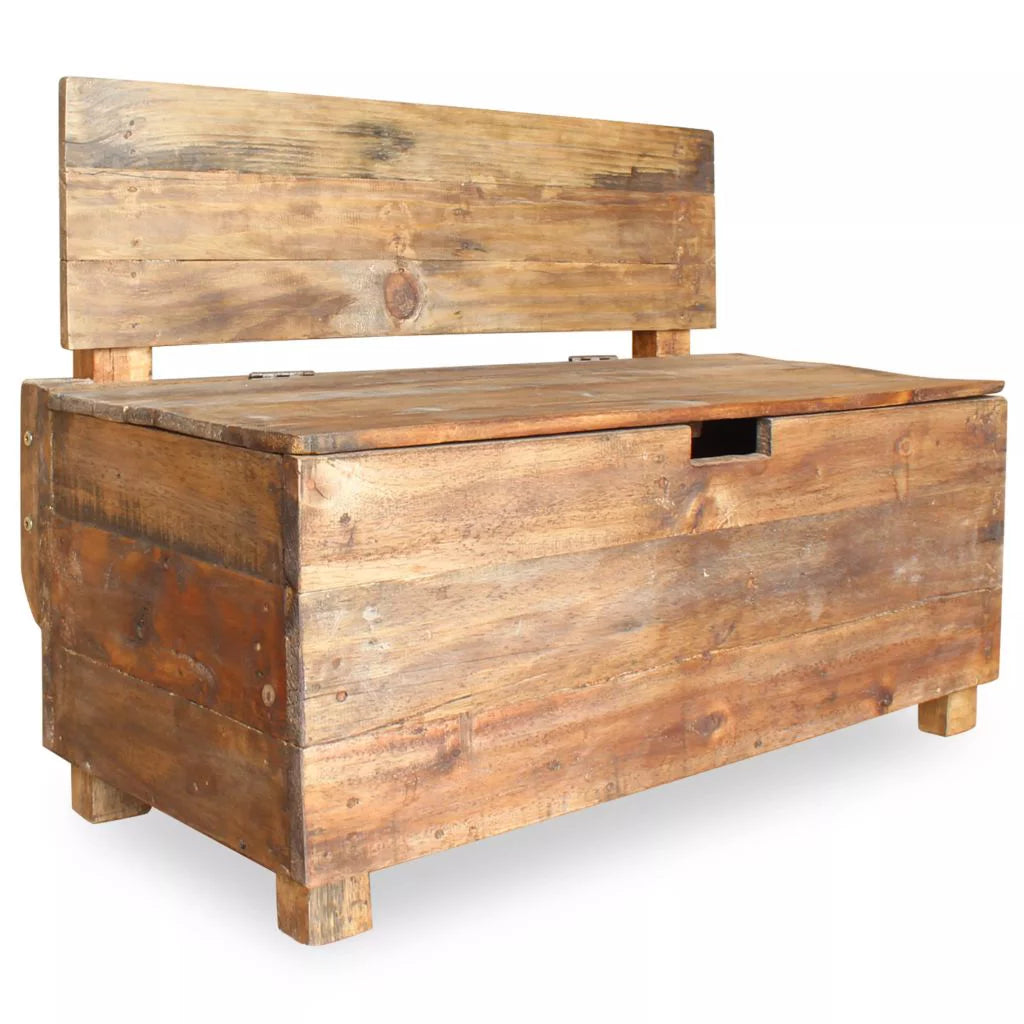 Solid Reclaimed Wood Bench M353