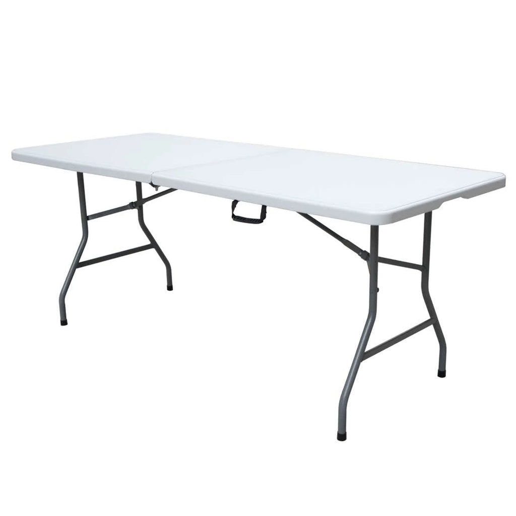 6' Folding Banquet Table & Folding Chairs (4 Pack) U189736
