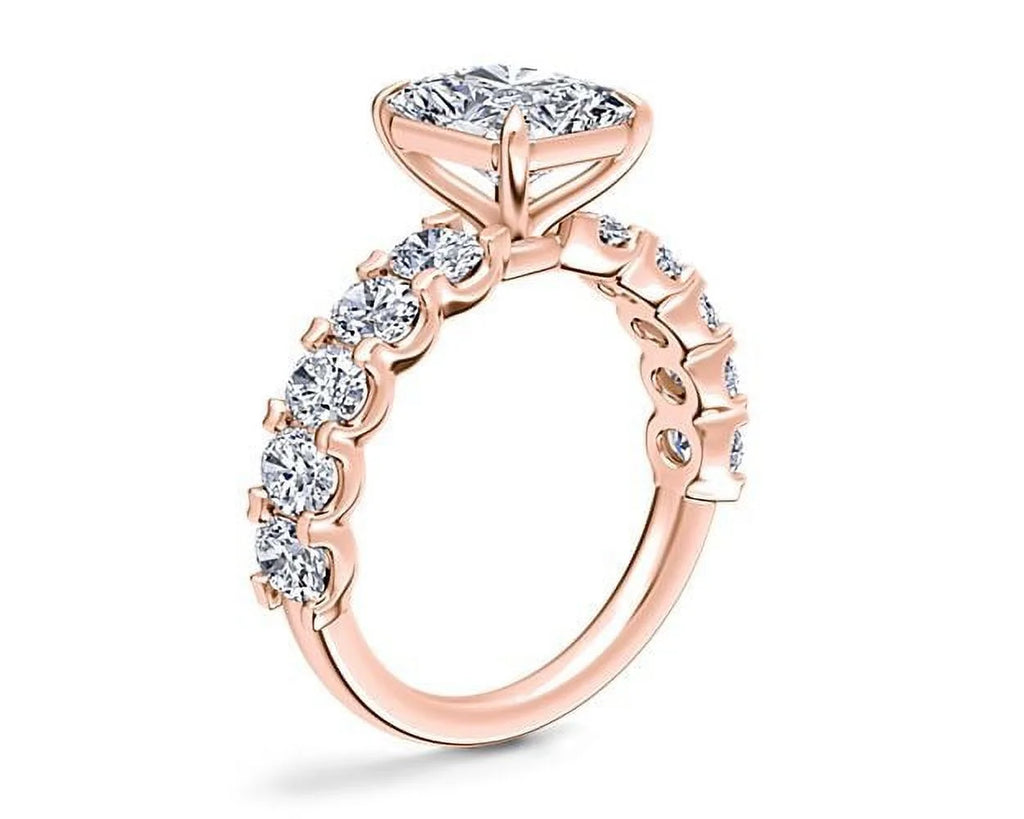 14K Rose Gold Diamond Engagement Ring K951152