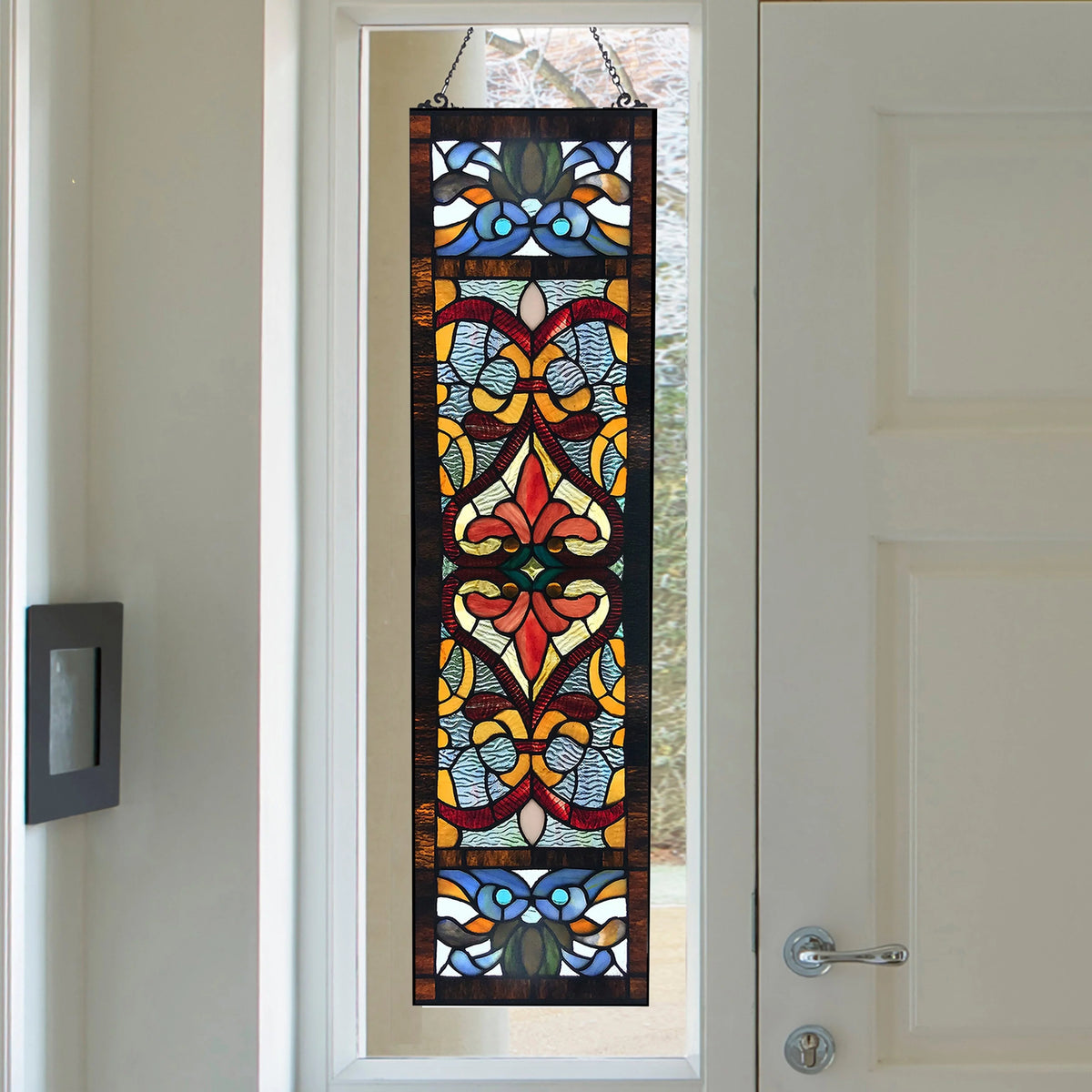 36 in. Stained Glass Window Panel W279
