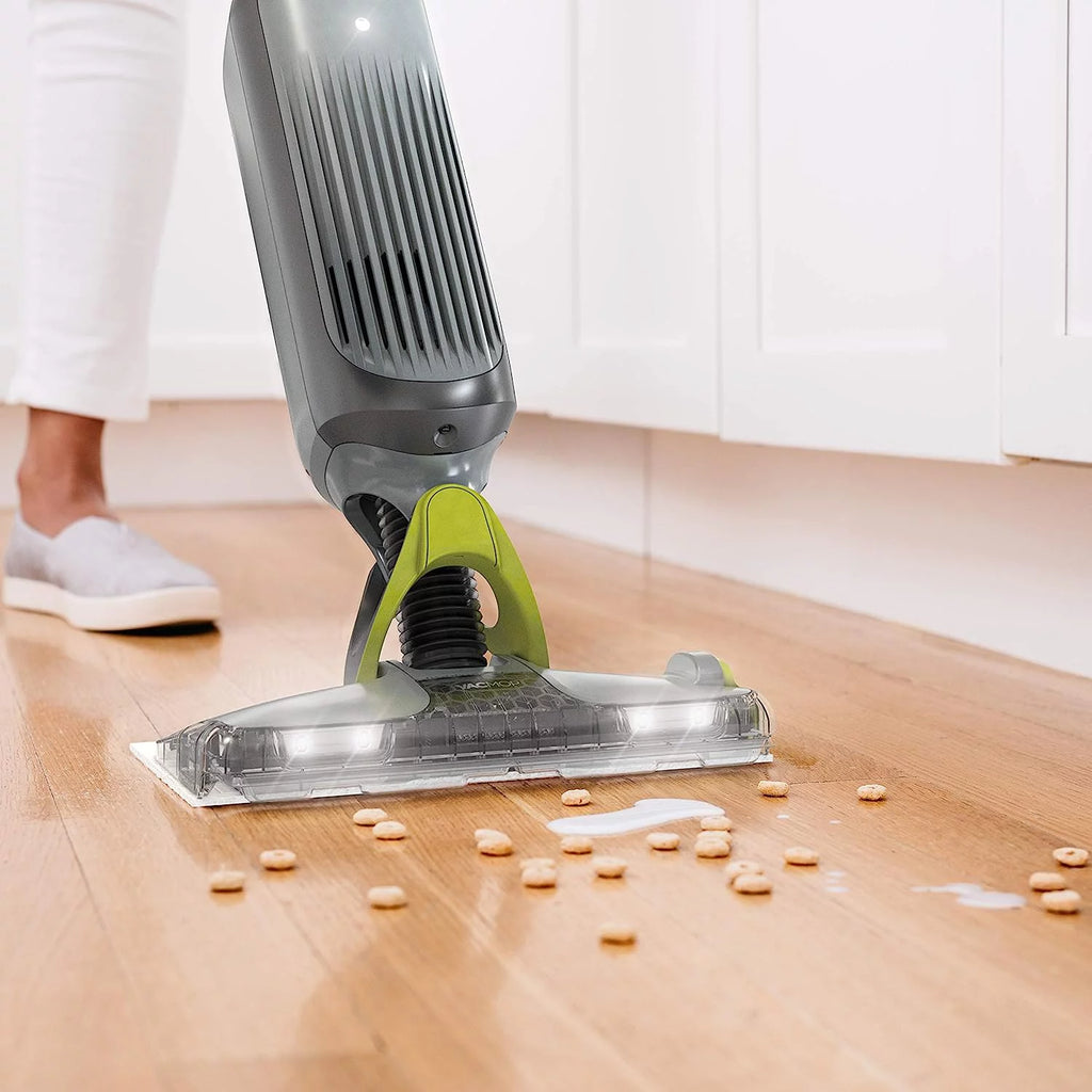 Cordless Hard Floor Vacuum Mop with 12 Disposable Pads Q229
