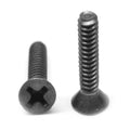 Black Zinc Plated #6-32 x 1/4 Coarse Thread Machine Screw B67040