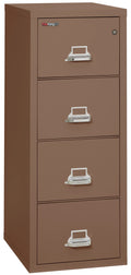 Tan 4 Drawer Letter Fireproof Filing Cabinet I10894