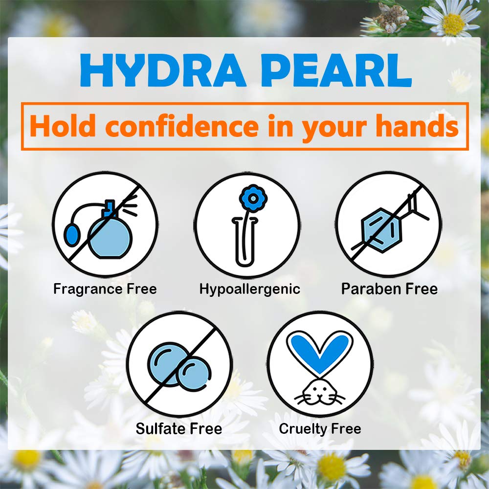 Hydra Pearl Hand Sanitizer Gel - 70% Alcohol - Unscented - 1 Gallon (128 oz) - 1-Pack Without Pump - Pack of 2 E932