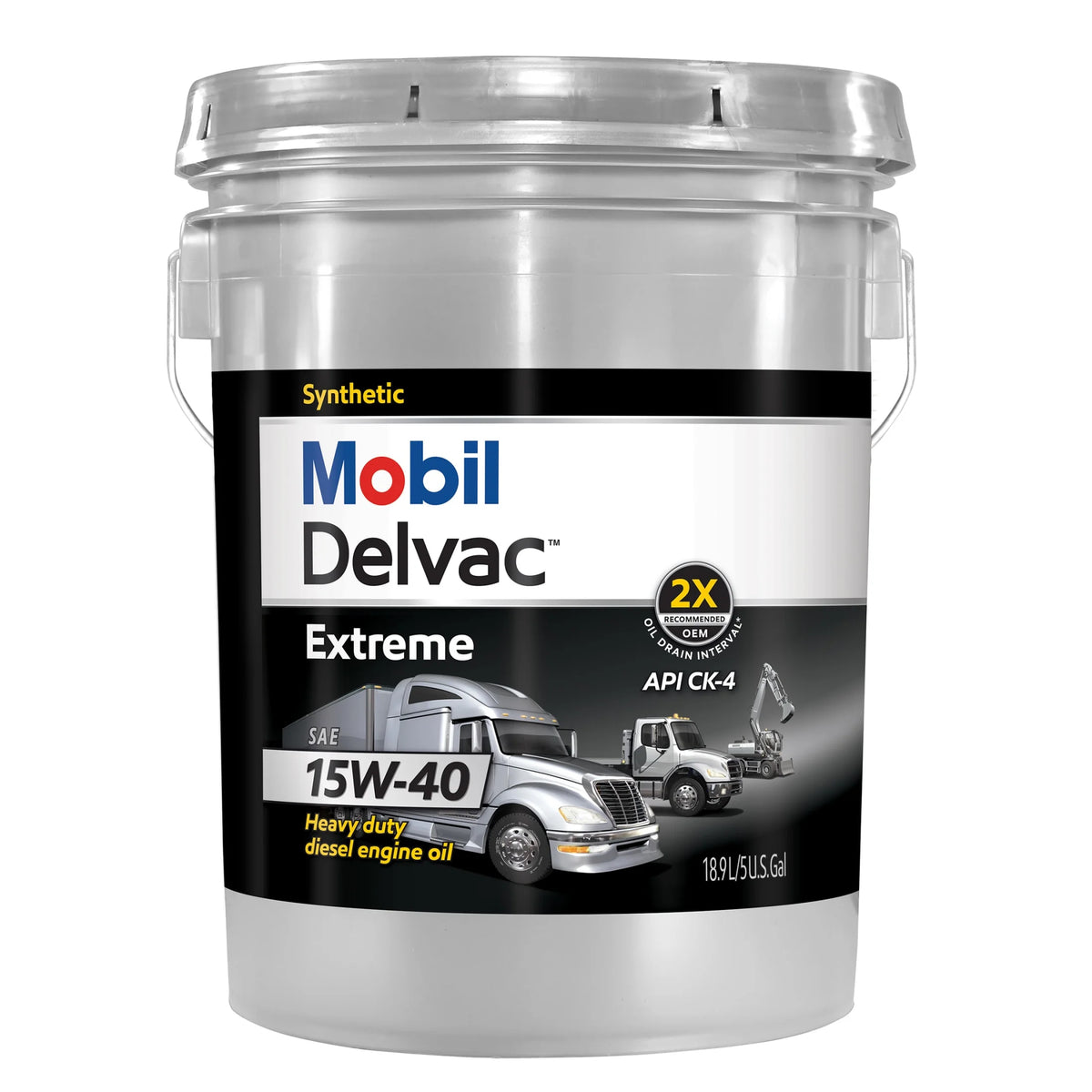 Heavy Duty Full Synthetic Diesel Engine Oil 15W-40, 5 Gallon C6634