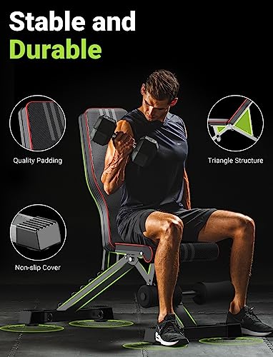 Black Adjustable Weight Bench L36271