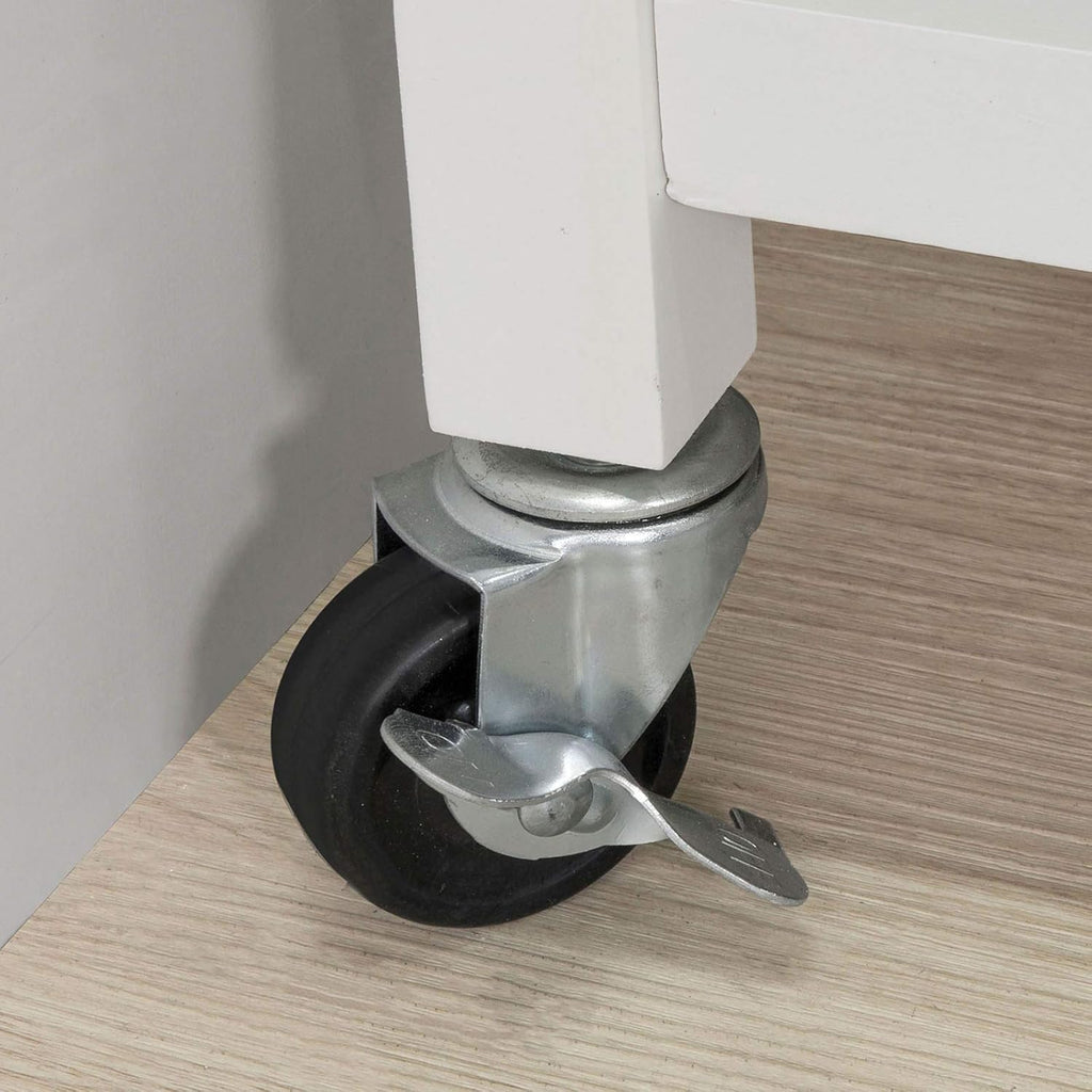 Kitchen Cart with Rubber Wood Top U904505
