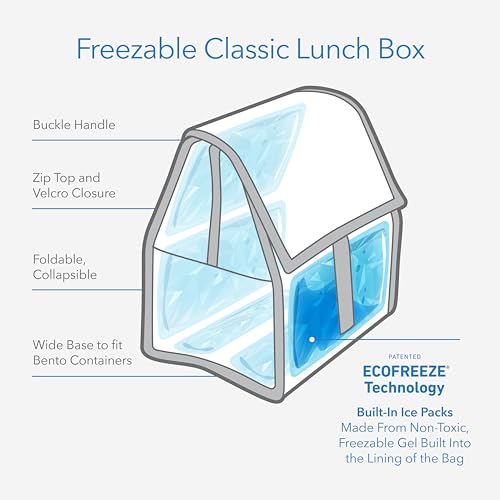 Gray Stripes Foldable Reusable Lunch Bag O181905