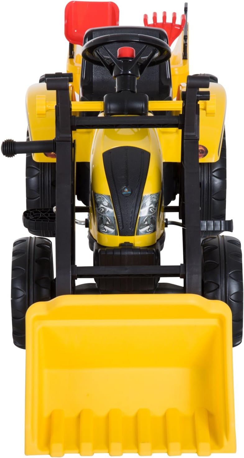 Ride-On Kids Bulldozer Toy with Dirt Bucket Z9379