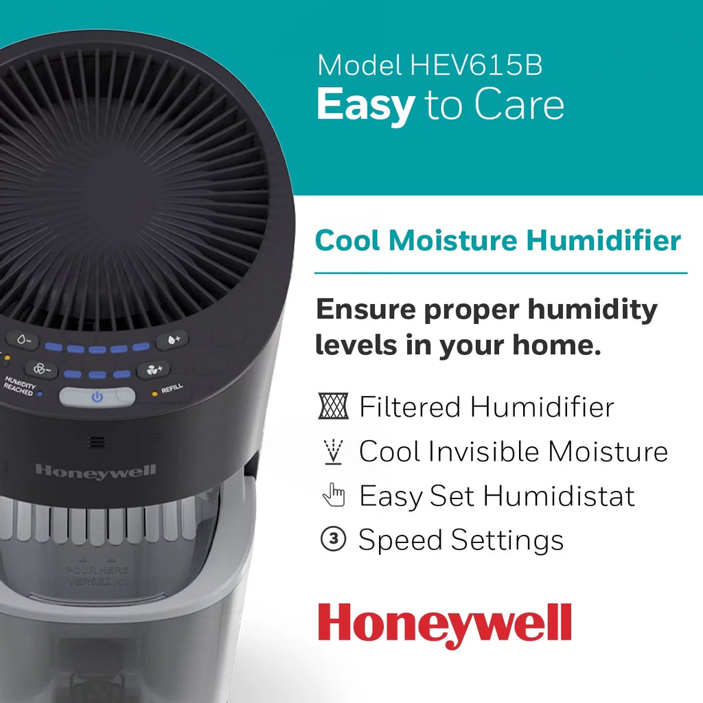 Black 1.7 gal Tower Humidifier D93682