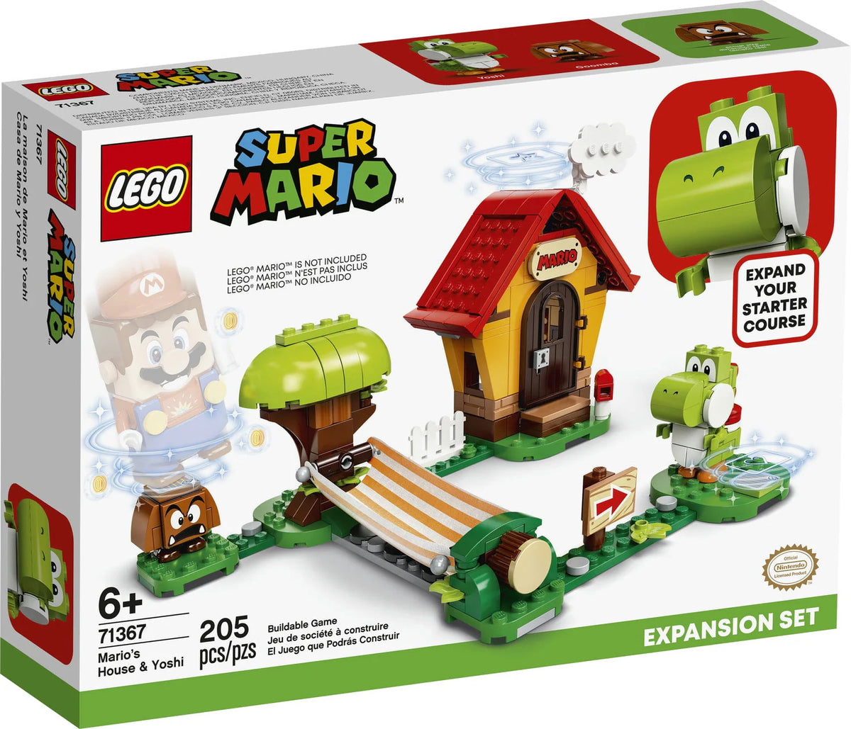 Mario's House & Yoshi Expansion Set Building Toy (205 Pieces) P296