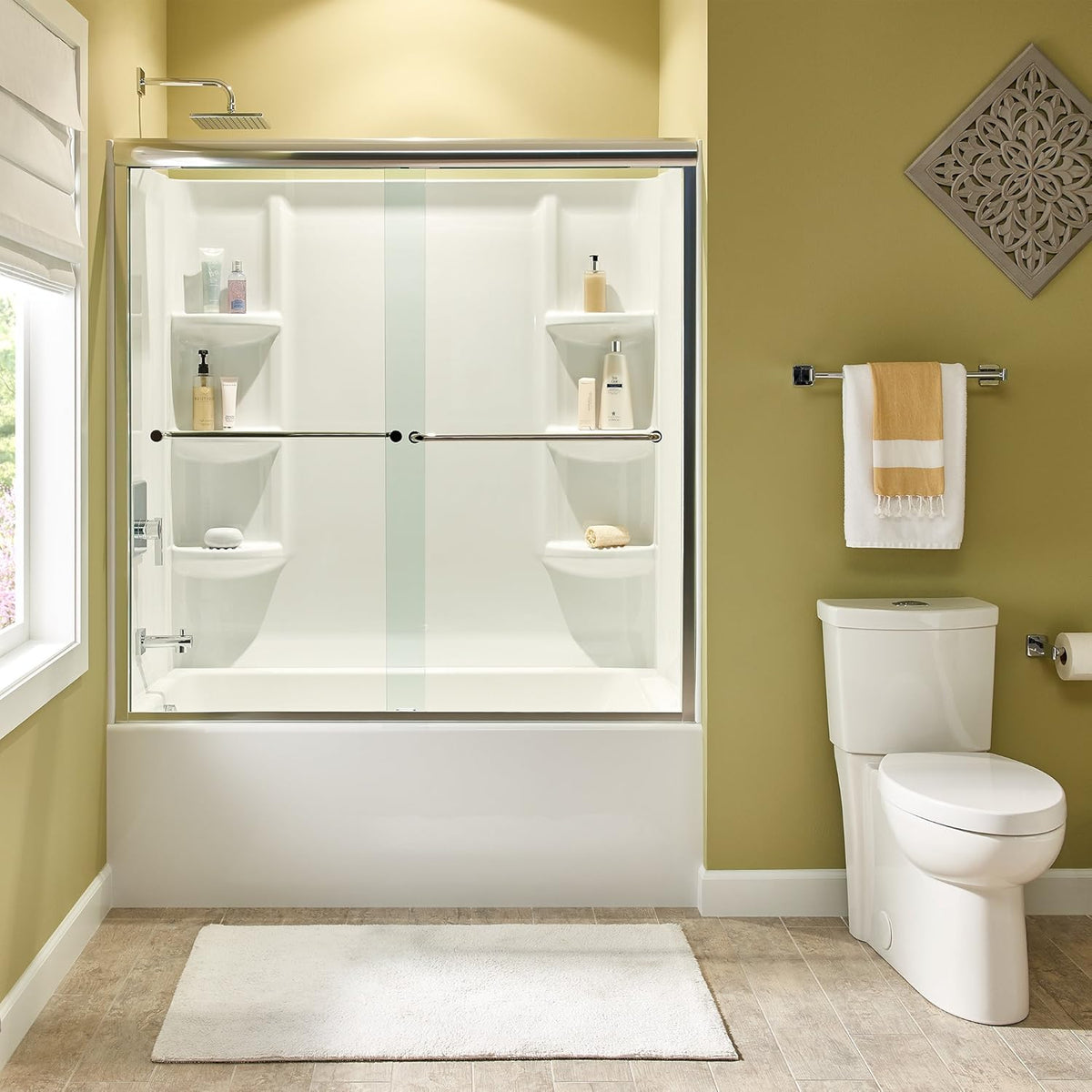 White Bathtub Wall Set G2761