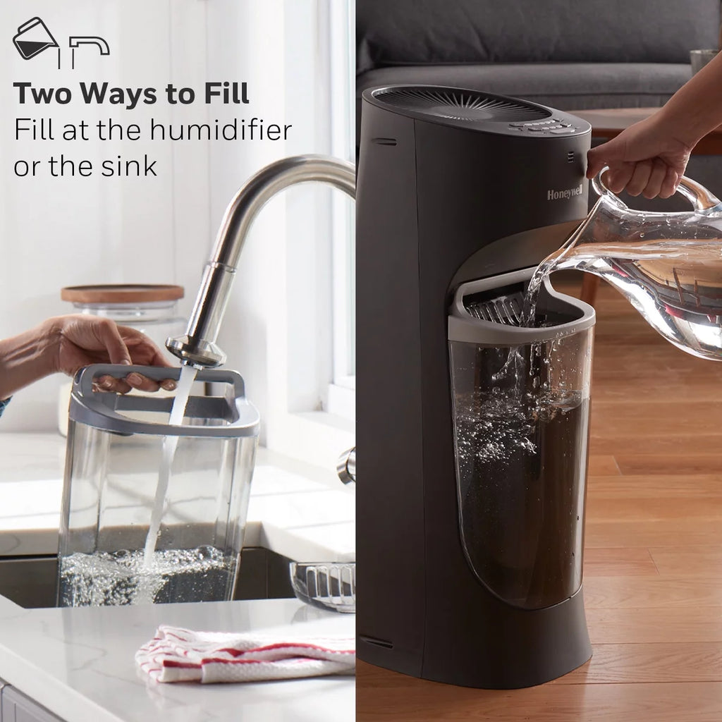 Black 1.7 gal Tower Humidifier D93682