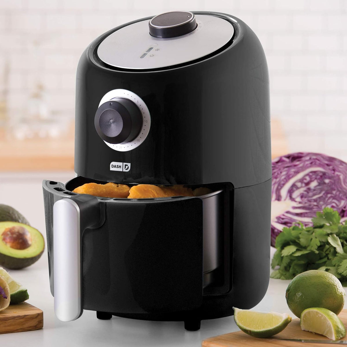 Compact Air Fryer Oven Cooker and Mini Rice Cooker Steamer with Nonstick Pot I366