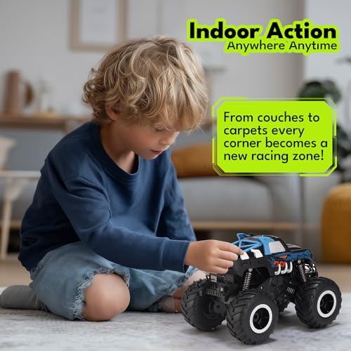 1:16 Waterproof Remote Control Monster Truck Pickup Car 4WD All Terrain Off-Road Toy V2812