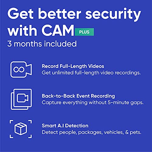 1080p Pan/Tilt/Zoom Wi-Fi Smart Home Security Camera with Color Night Vision, 2-Way Audio M8431