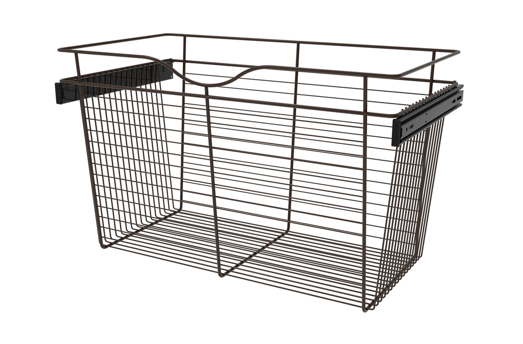 30 in Oil Rubbed Bronze Closet Pullout Basket I657