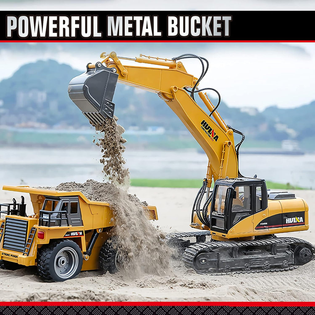 Remote Control Excavator Toy 1/14 Scale 15 Channel RC Excavator G3122