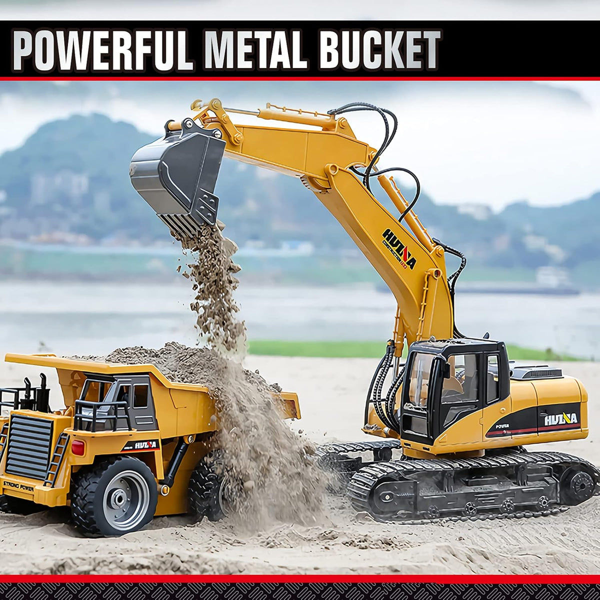 Remote Control Excavator Toy 1/14 Scale 15 Channel RC Excavator G3122