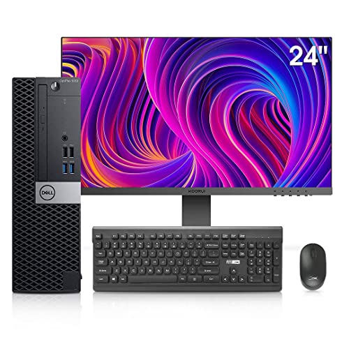 16GB DDR4 Ram 512GB M.2 NVMe SSD Desktop Computer with 24 inch Monitor S4301