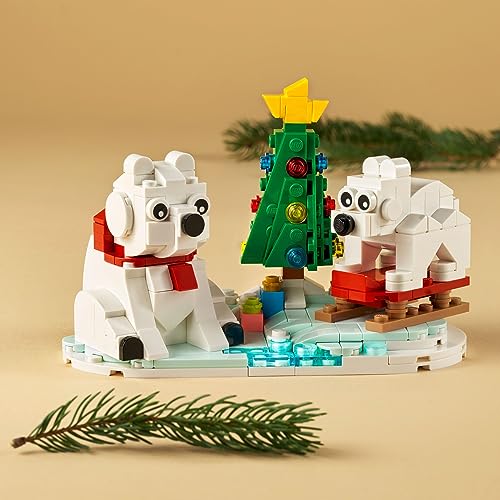 Wintertime Polar Bears Building Kit U71448