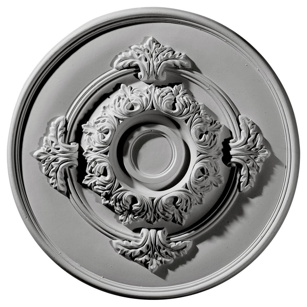 Hand-Painted Smokey Topaz Ceiling Medallion W783