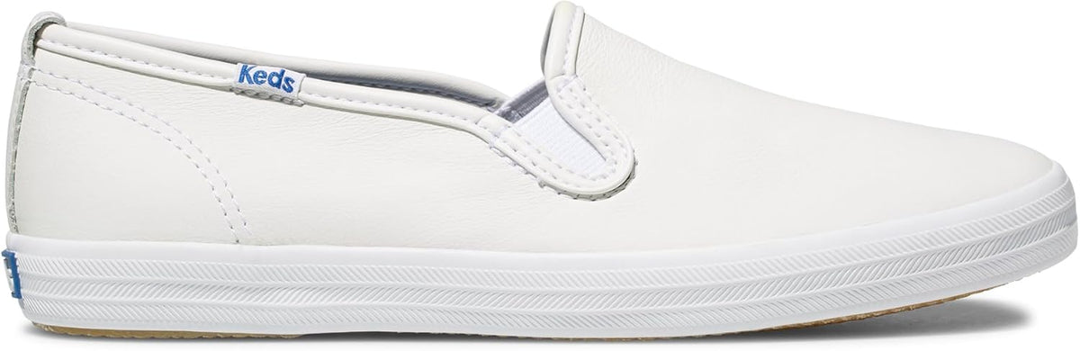 White Leather Slip on Sneaker G813226