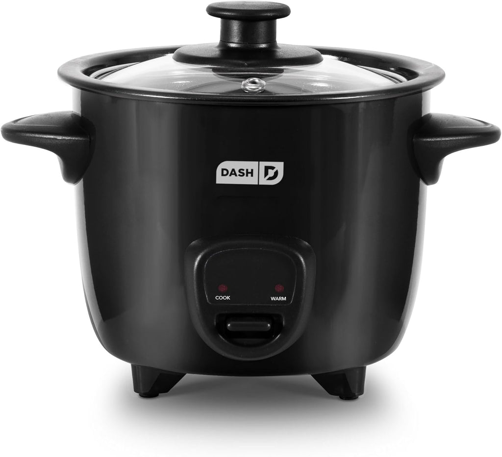 Compact Air Fryer Oven Cooker and Mini Rice Cooker Steamer with Nonstick Pot I366
