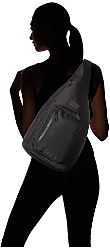 Black Recycled Sling Backpack J480