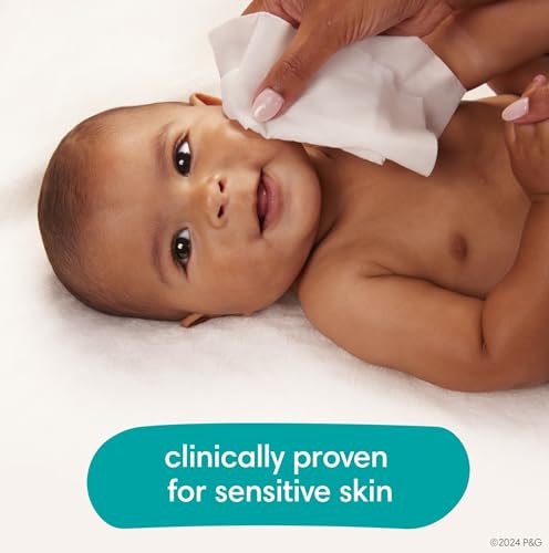 Pampers Sensitive Baby Wipes, Water Based, Hypoallergenic and Unscented, 16 Flip-Top Packs (1344 Wipes Total) L302076